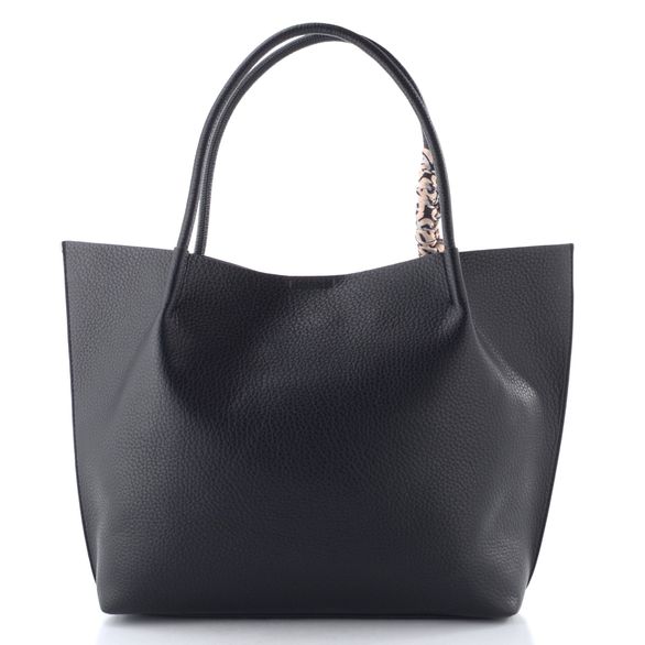 Rieker shopper kabelka se stuhou a vnitřní etují černá H1399-00