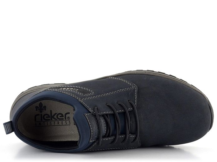Rieker pánské prozouvací polobotky temně modré 03357-14