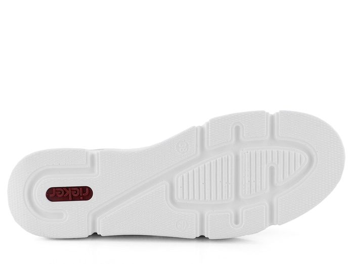 Rieker světle modré sneakers polobotky se zipem N5952-10