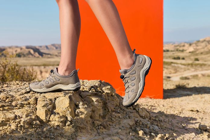 Rieker prozouvací tenisky béžové L0551-64