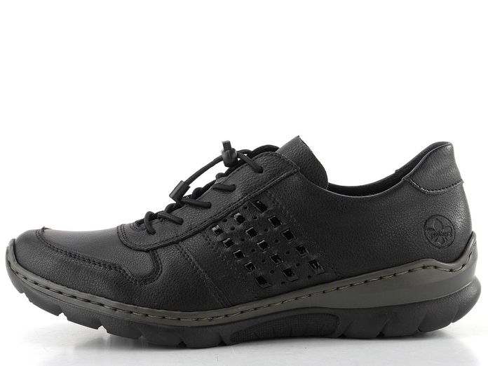 Rieker černé prozouvací polobotky L32F3-00