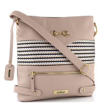 Rieker crossbody kabelka Rose/Schwarz-metalic H1517-60