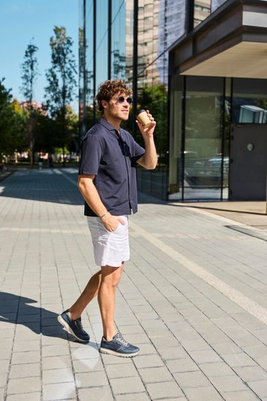 Rieker Sport pánské šněrovací polobotky tmavě modré B9302-14