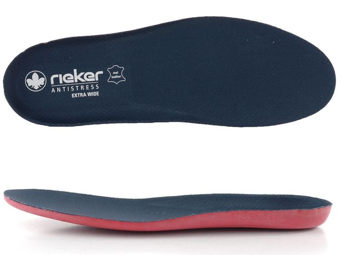 Rieker tmavě modré polobotky se zipem 11500-14