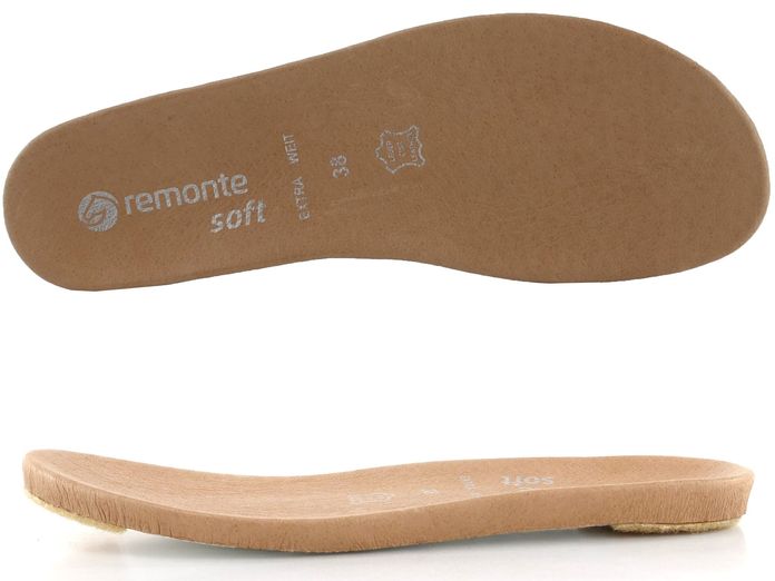 Remonte zelené sandály na platformě D0L50-52