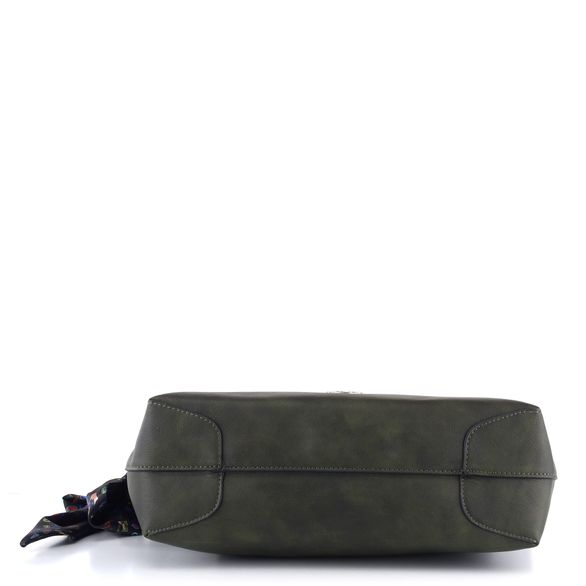 Rieker zelená shopper kabelka s mašlí H1507-54