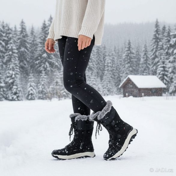 Rieker Revolution sněhule s membránou černé W0070-00