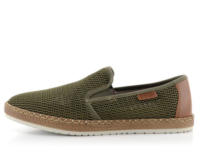 Rieker khaki pánské espadrilky B5276-54