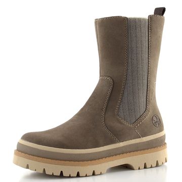 Rieker vysoký chelsea kotník mushroom/leinen Y6280-25