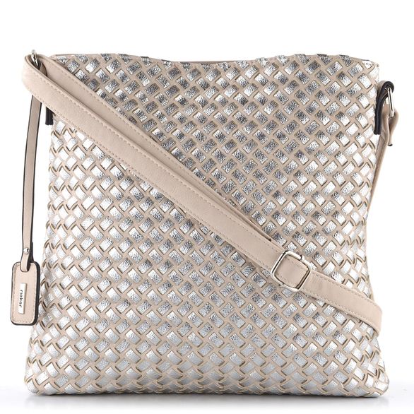 Rieker crossbody kabelka béžová/stříbrná H1033-61