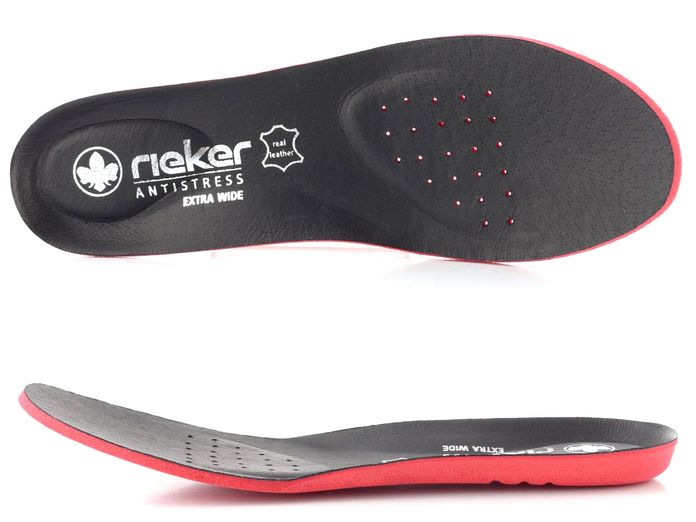 Rieker lakované mokasíny bordeaux/black 49051-35
