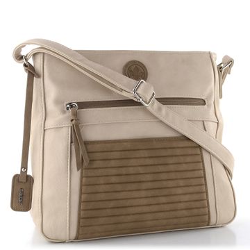 Rieker crossbody kabelka ivory/fango H1481-60