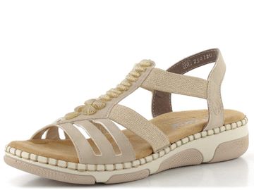 Rieker béžové sandály 66201-62