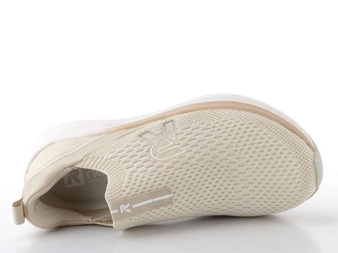 Rieker Sport prozouvací tenisky na klínku vanilla/perlcreme/cotton W4100-60