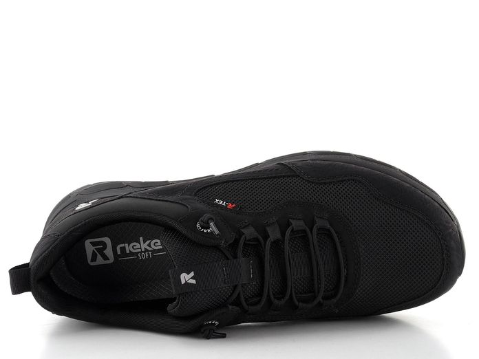 Rieker Sport pánské černé tenisky s membránou 09105-00