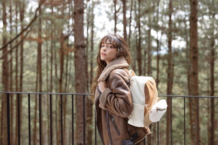 Remonte městský batoh s ledvinkou crema/sand/reh/ivory Q0533-61