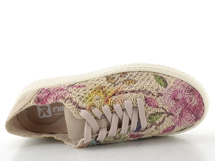 Rieker Sport barevné tenisky na platformě N9919-91