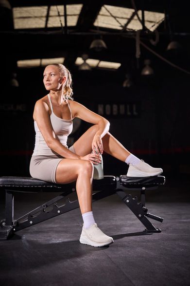 Rieker Sport prozouvací tenisky na klínku vanilla/perlcreme/cotton W4100-60