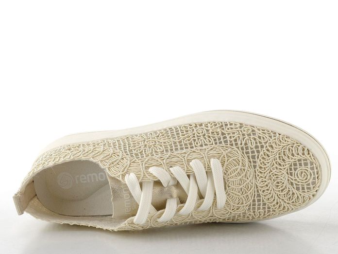 Remonte tenisky na platformě cotton/muschel D1C14-60