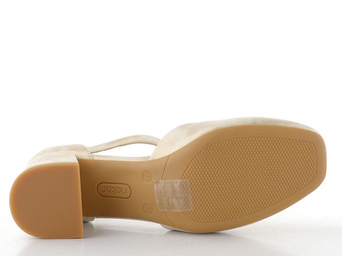 Rieker otevřené lodičky s kotníkovým páskem muschel 44762-91