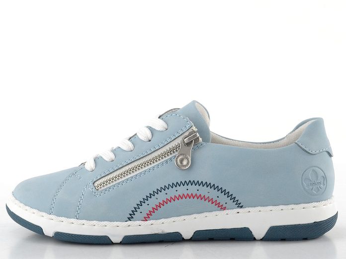 Rieker modré tenisky se zipem 42424-10
