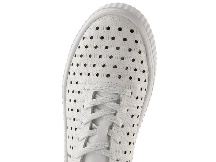 Remonte bílé prořezávané polobotky D3E06-80