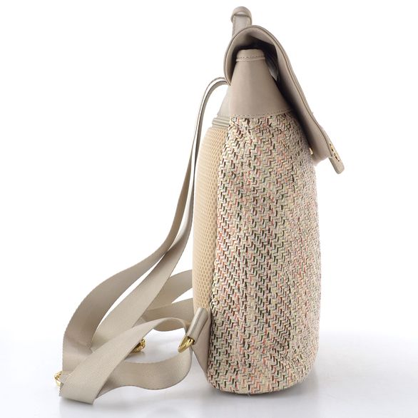 Rieker béžový batoh s klopou beige/ginger H1386-94