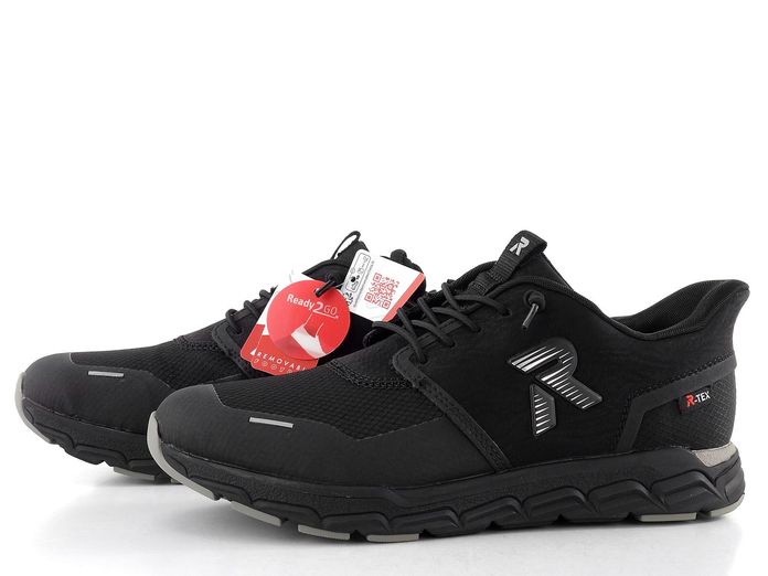 Rieker Sport černé prozouvací tenisky M9051-00