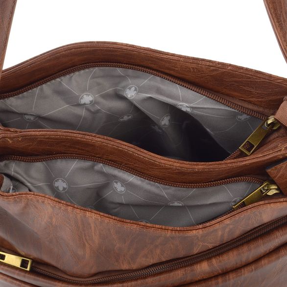 Rieker crossbody kabelka hnědá se srdcem H1005-22