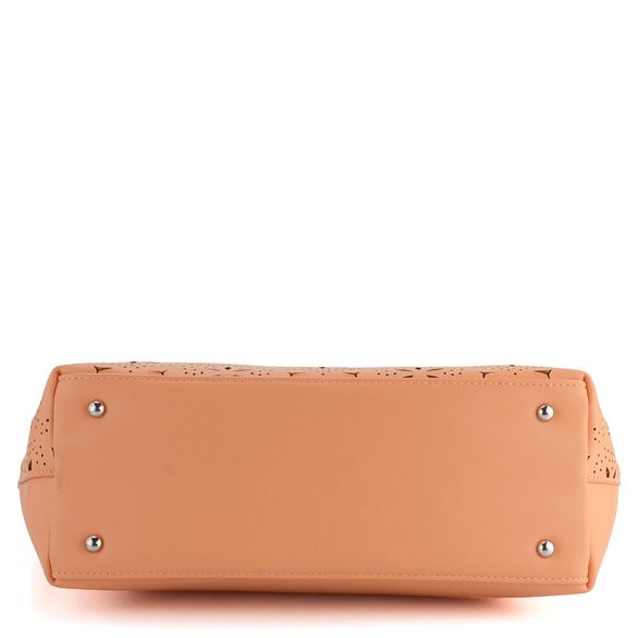 Rieker shopper kabelka se vzorem meruňková H1369-38