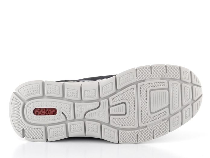 Rieker lehké polobotky se zipy Navy B4821-15