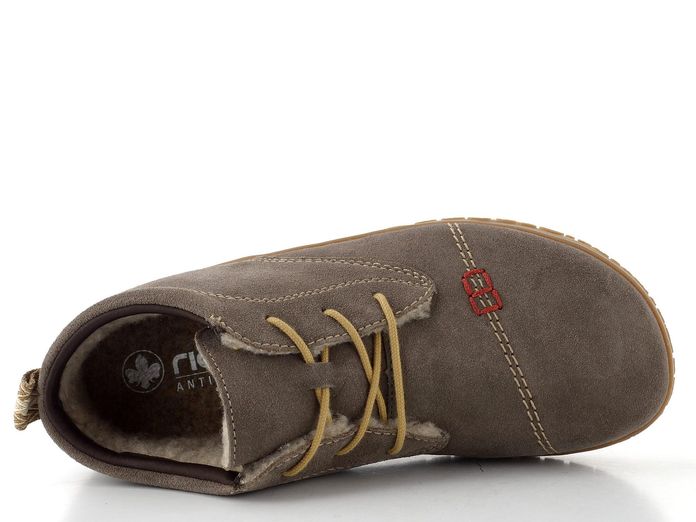 Rieker šněrovací kotník smoke 52323-45