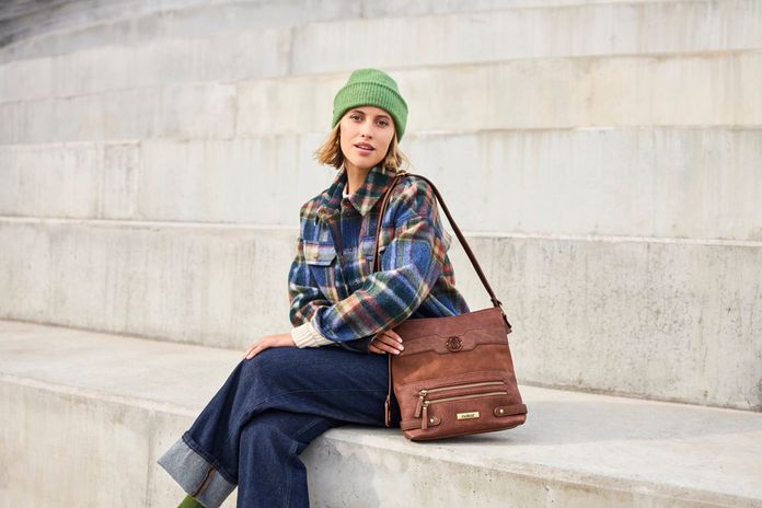 Rieker kombinovaná crossbody kabelka hnědá H1346-22