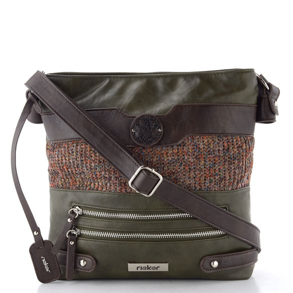 Rieker kombinovaná crossbody kabelka zelená H1346-35