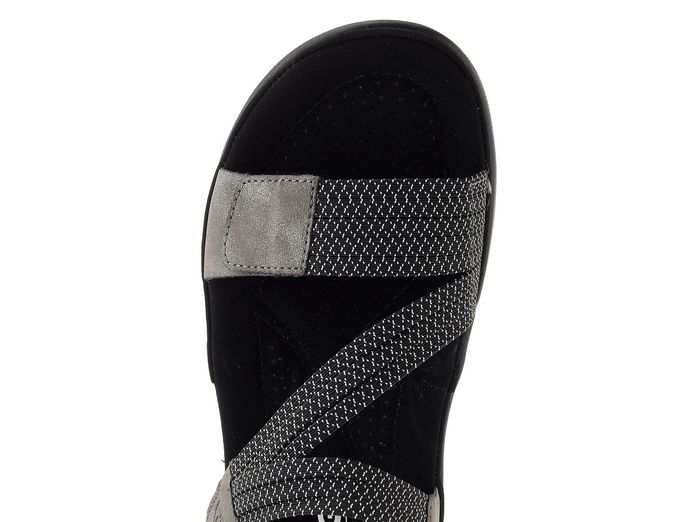 Rieker šedé sandály s gumičkami 64870-42