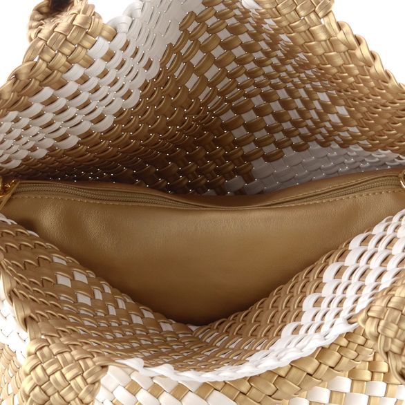 Remonte shopper kabelka gold/weiss Q0761-81