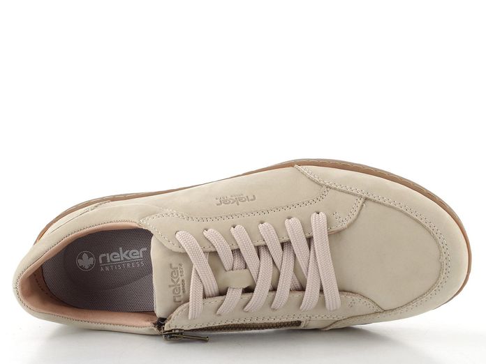 Rieker pánské ležérní polobotky béžové 08300-62