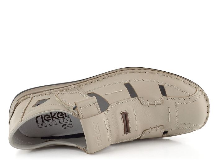 Rieker pánské polobotky béžové šíře H 05284-60
