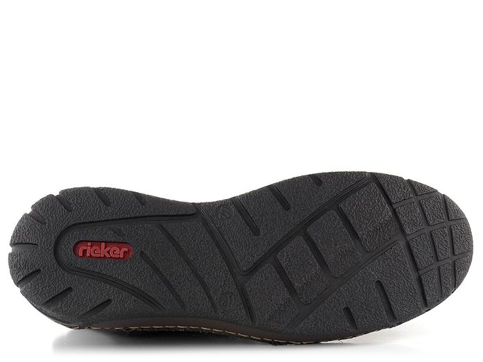 Rieker pánský šněrovací kotník s membránou černý B0301-00