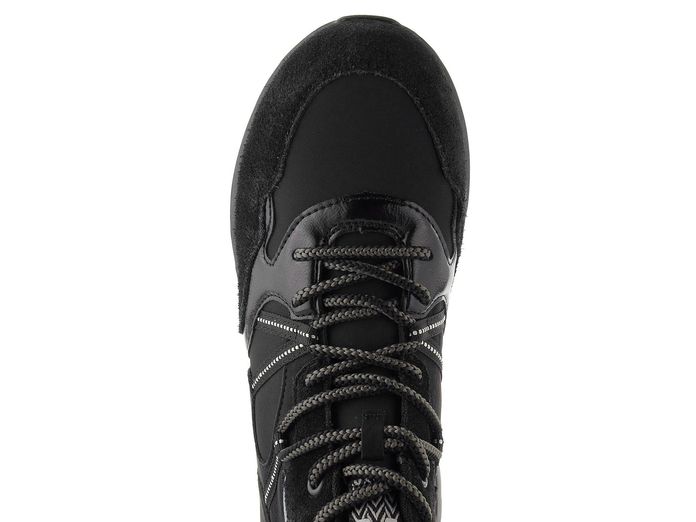 Rieker Sport kotníkové tenisky s membránou černé W2570-00