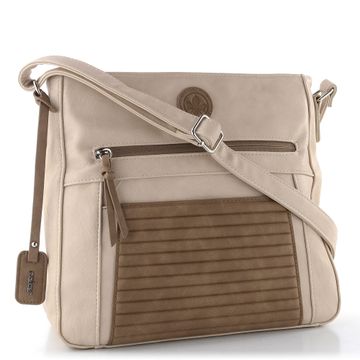 Rieker crossbody kabelka ivory/fango H1481-60