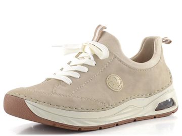 Rieker šněrovací polobotky ginger/perlcreme 44562-62