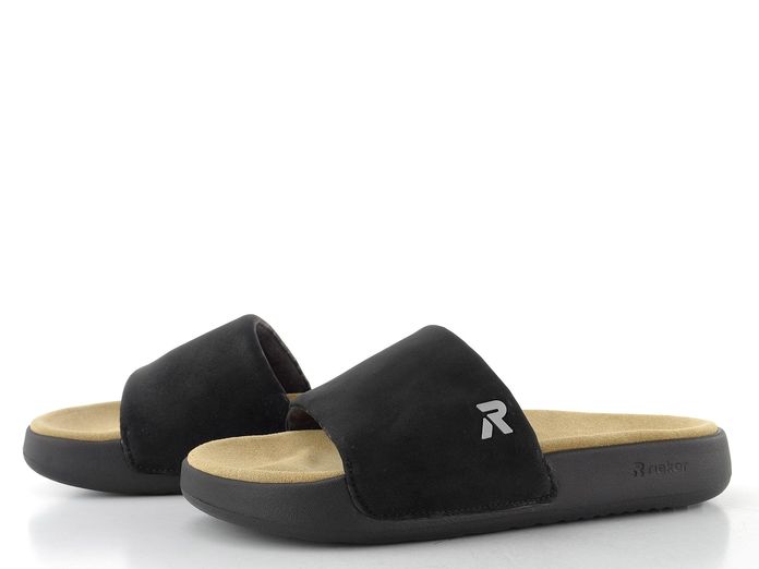 Rieker Sport dámské pantofle černé W3250-00