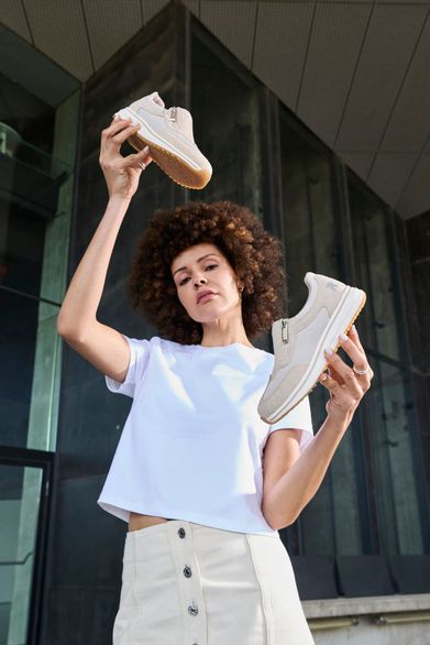 Rieker Sport zipové tenisky ginger/marble L5854-62