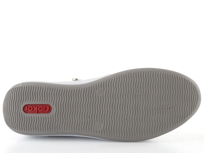 Rieker tenisky se zipy bílé N1100-81