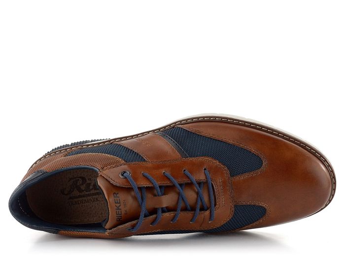 Rieker sportovní polobotky hnědé/tmavě modré 14410-24