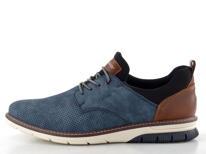 Rieker pánské prozouvací polobotky tmavě modré 14450-14