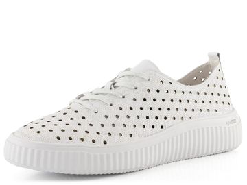 Remonte bílé prořezávané polobotky D3E06-80