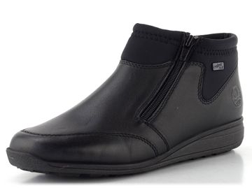 Rieker zipový kotník s membránou černý 47270-00