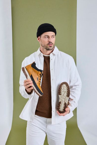 Rieker pánský kotník s membránou béžový B9300-20